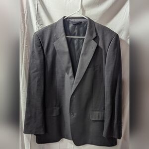 Baroni Super 150s Men's Medium Grey Sports Suit Jacket 46R Drop 6 100% Wool‎